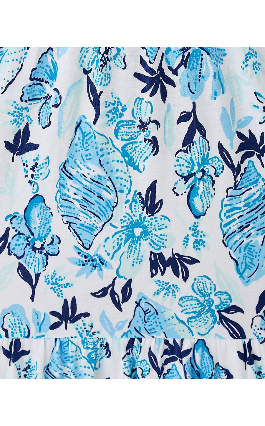 Malone 3//4 Sleeve Maxie Dress - Seashell Splendor