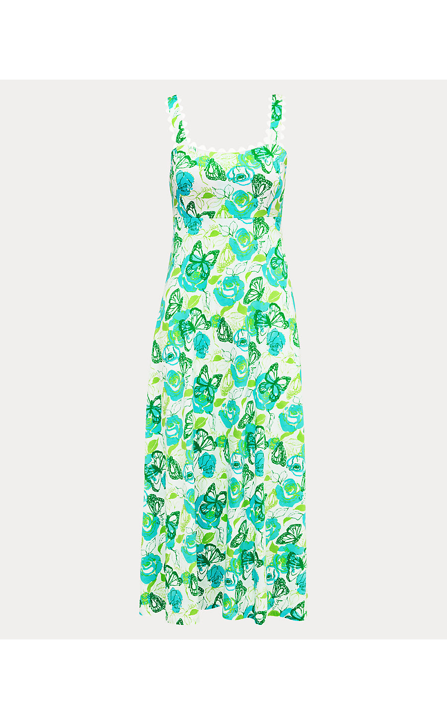 Dwyer Midi Dress - Monarch Rose