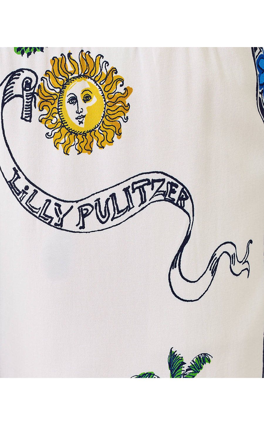 Bal Harbour Palazzo Pant - Key West Toile