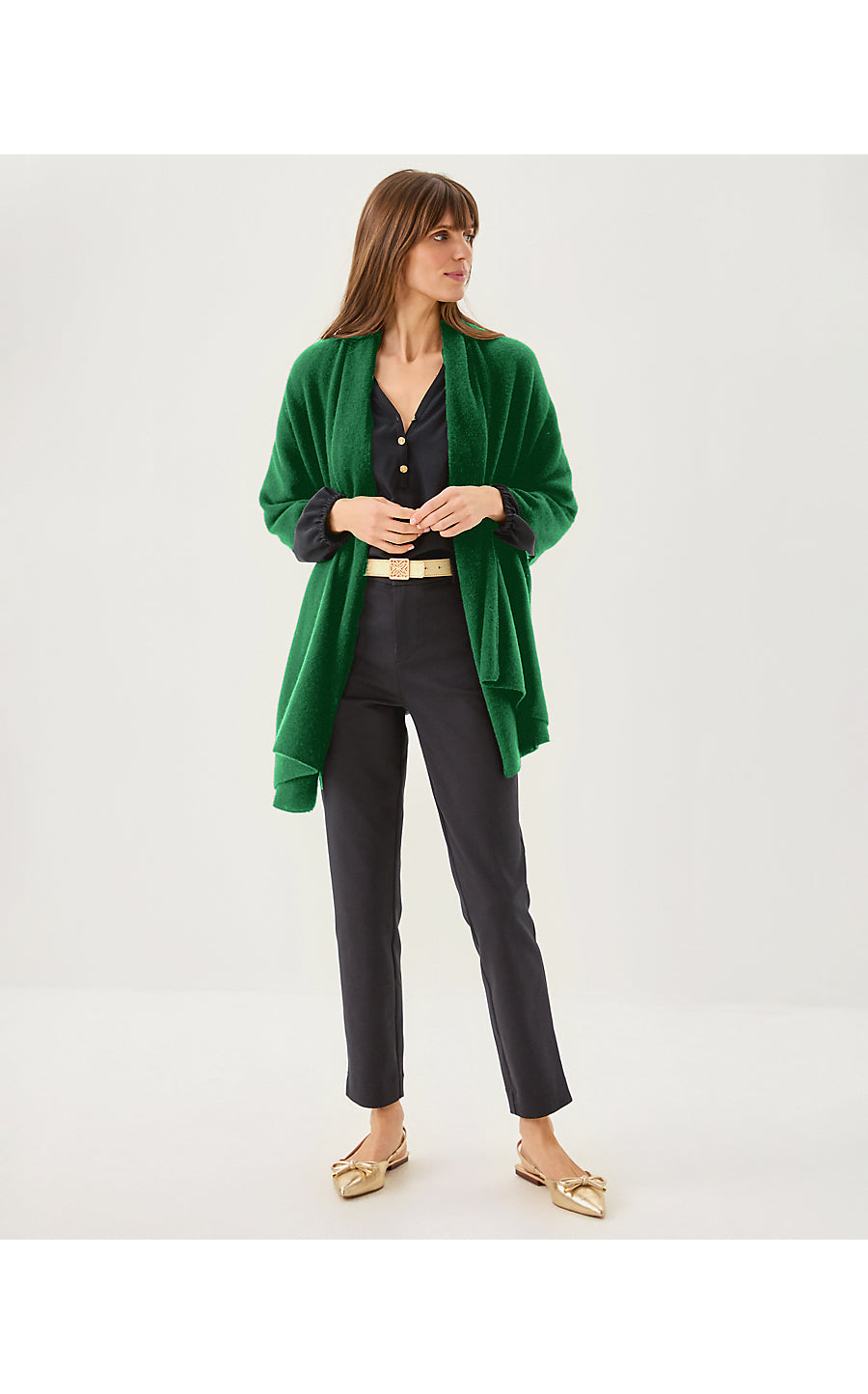 Lanelle Wrap - Fiddle Leaf Green