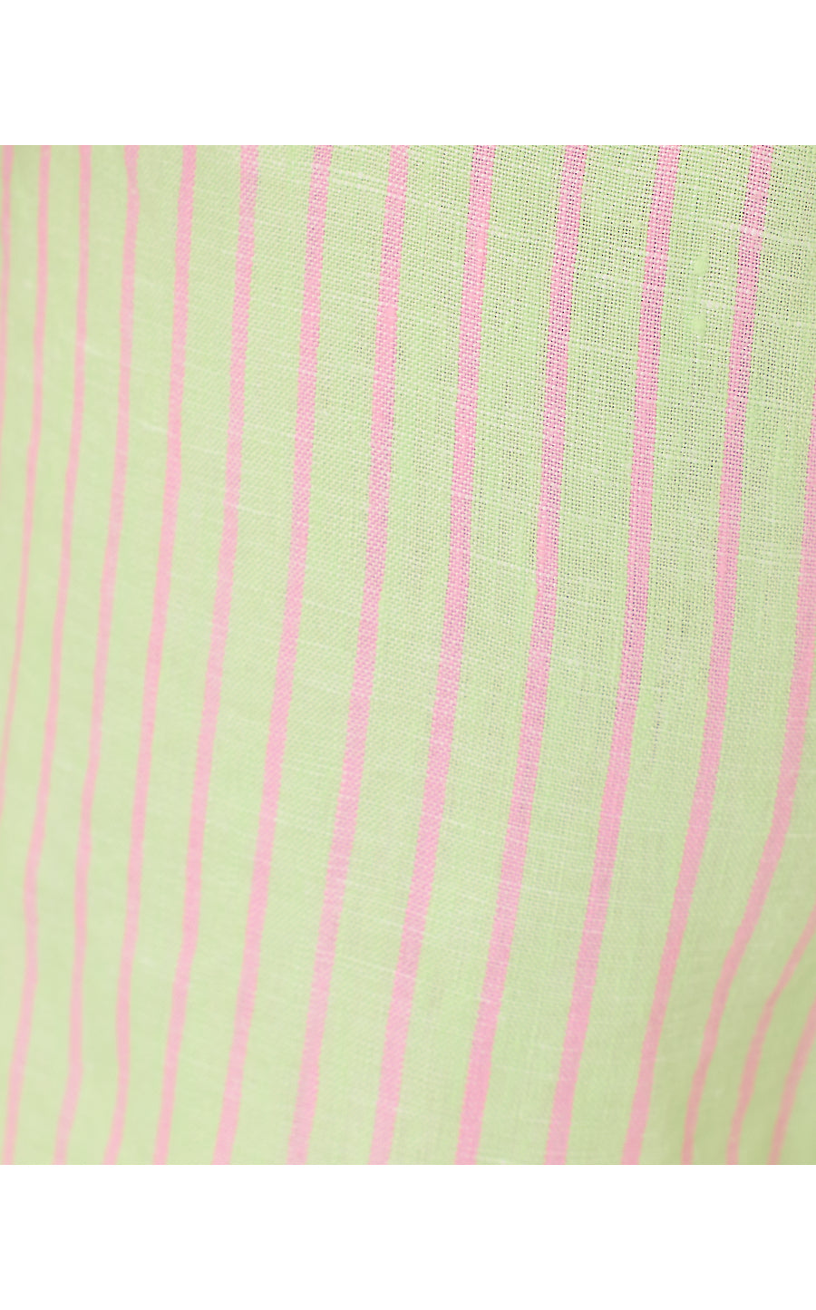 Captina Linen Shorts - Pistachio Green x Conch Shell Pink Stripe