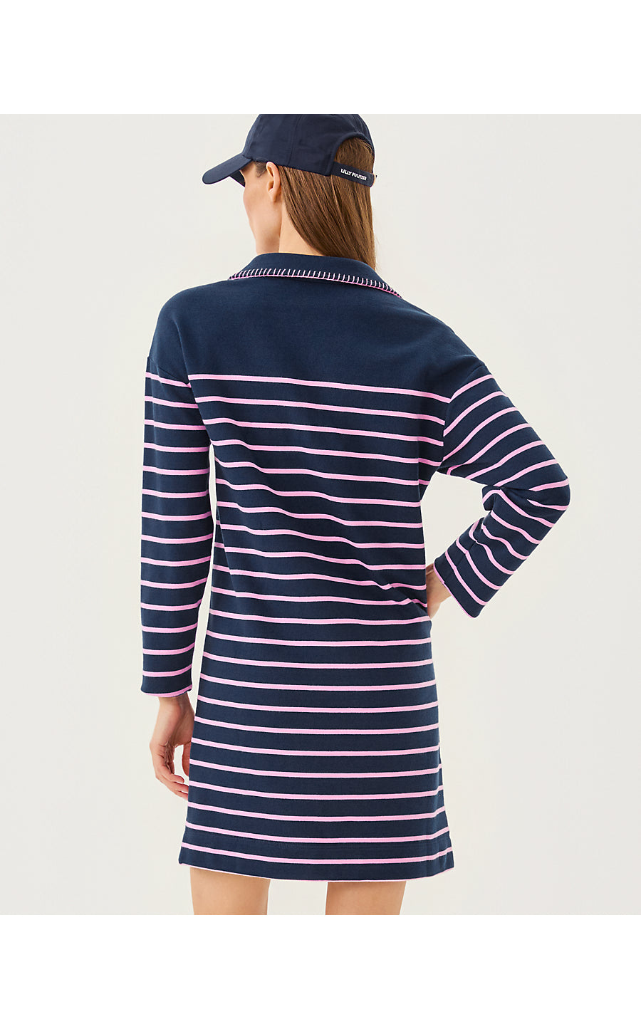 Corvaya Dress - Low Tde Navy - Legacy Stripe
