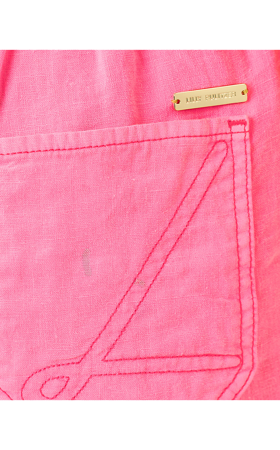 Amiko Linen Pant - Cherry Blossom Pink