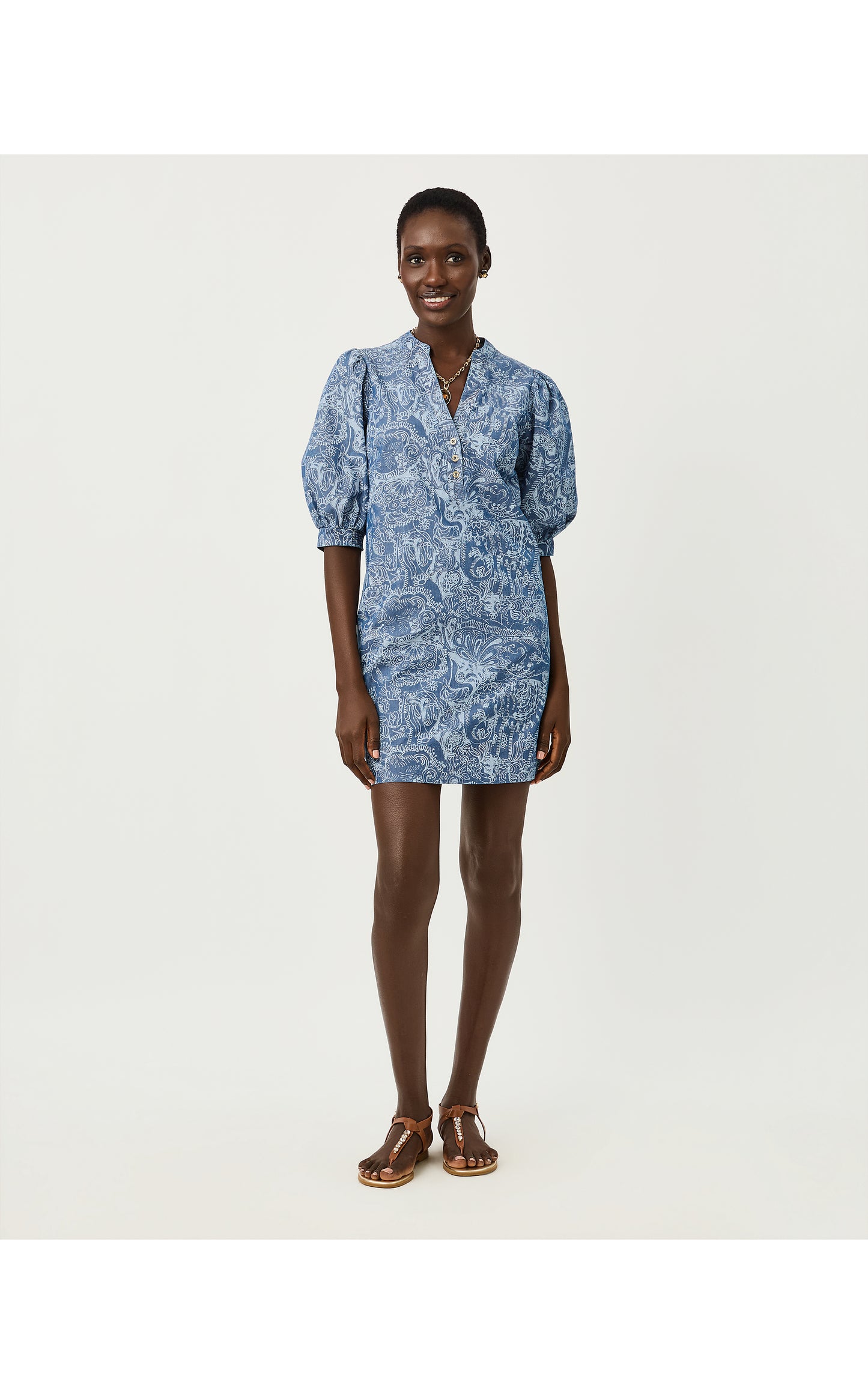 Mialeigh Dress - Indigo All Day - Paisley Parade