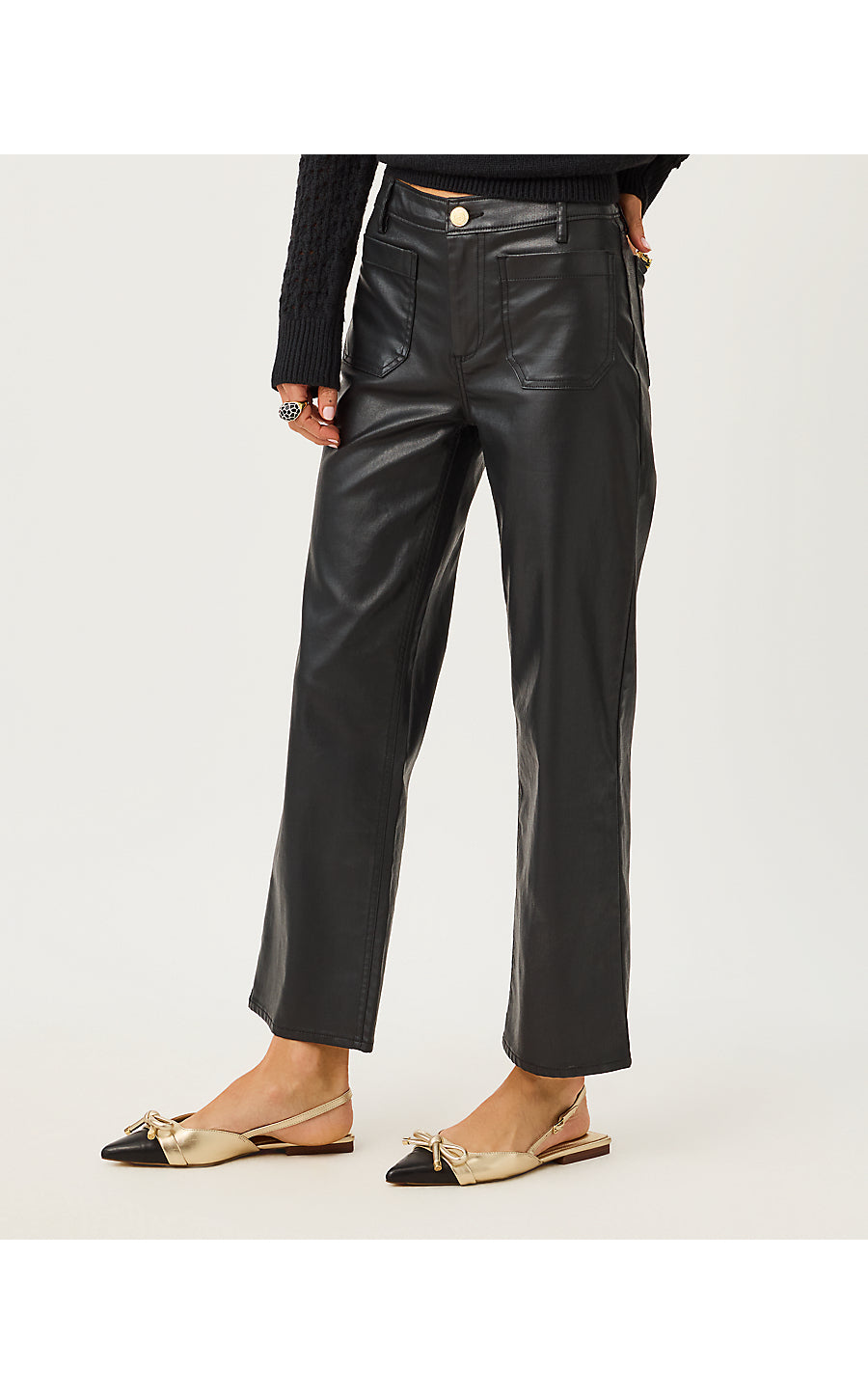 Harleen Coated Jean - Noir
