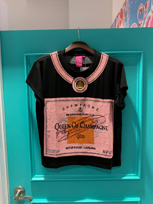 Black Queen of Champagne Tee