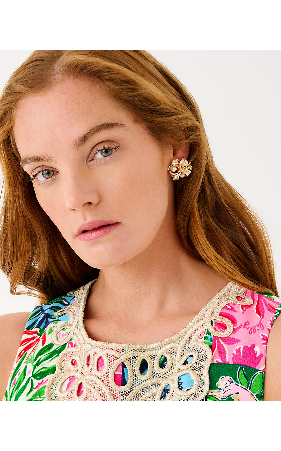 'Tis the Season Pearl Cluster Earrings