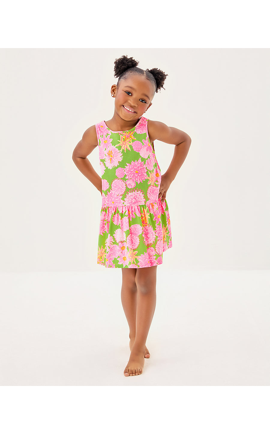 Mini Dixi Dress - Seaside Garden