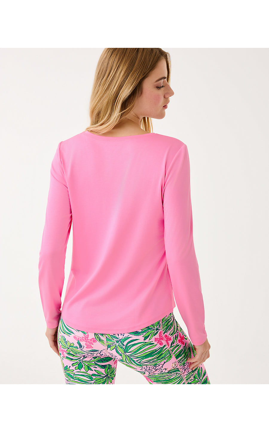 Westley Long Sleeve Tee - Confetti Pink