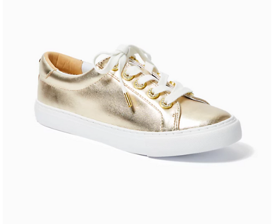 Hallie Sneaker - Gold Metallic