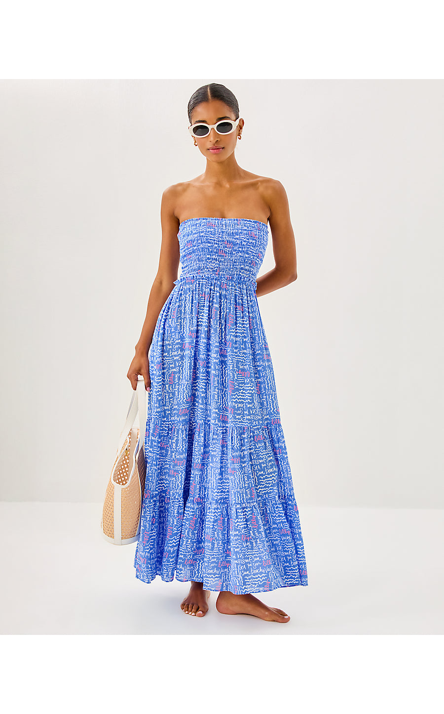 Anali Coveup Maxi - Sunswashed Blue Seacreats