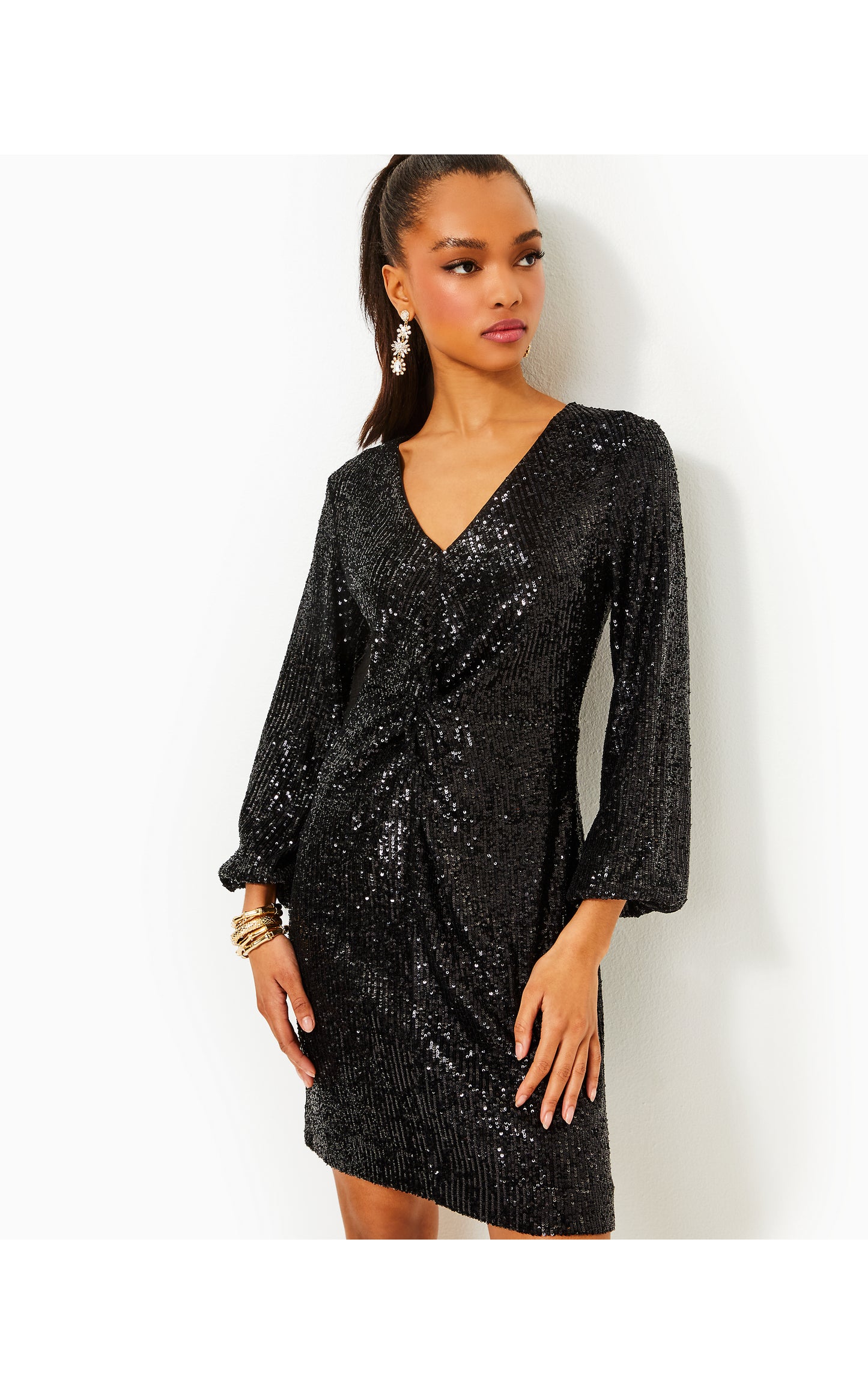 Estrella Sequin Dress - Noir Treasure Box