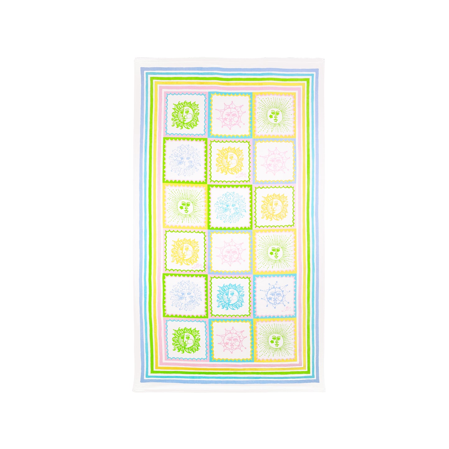 Beach Towel - Sun Tiles