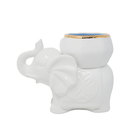 Ceramic Cachepot, Coconut