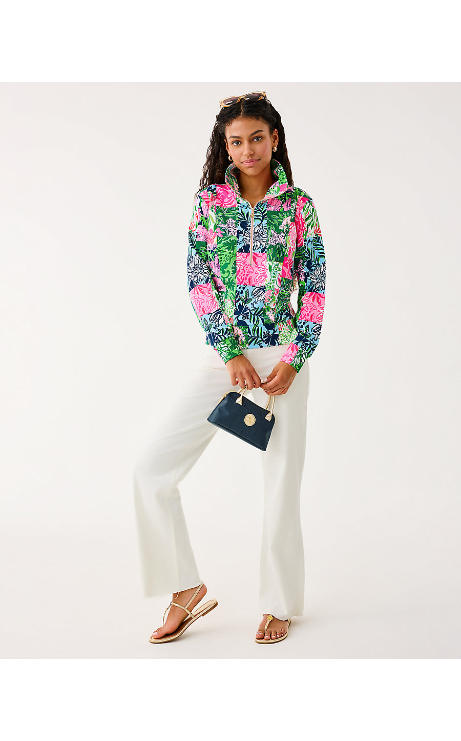 Eleni Pullover - Party Punch Patch