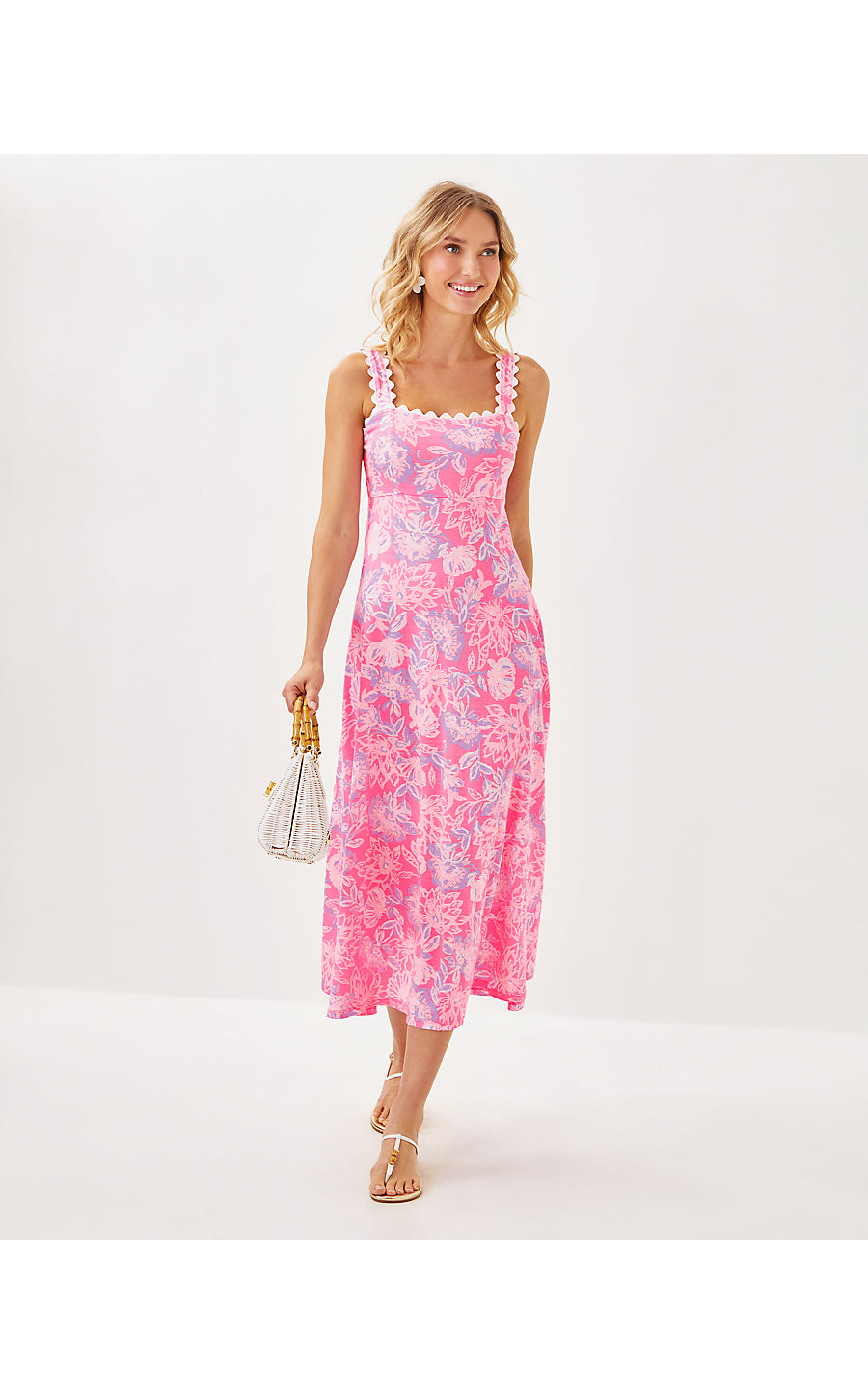 Dwyer Midi Dress - Zen Garden