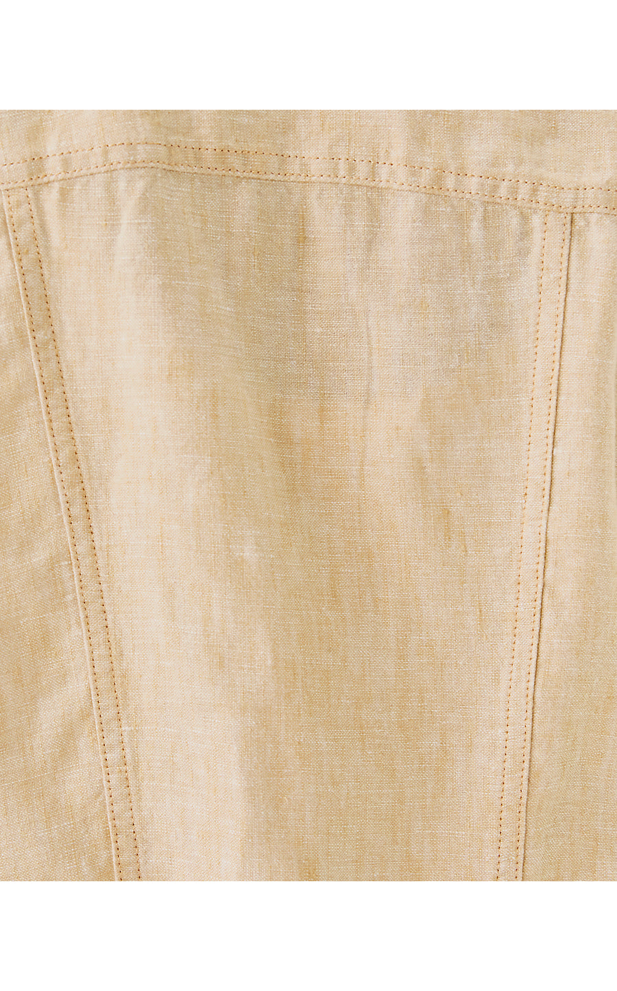 Seaspray Linen Jacket - Wicker Tan x Resort White