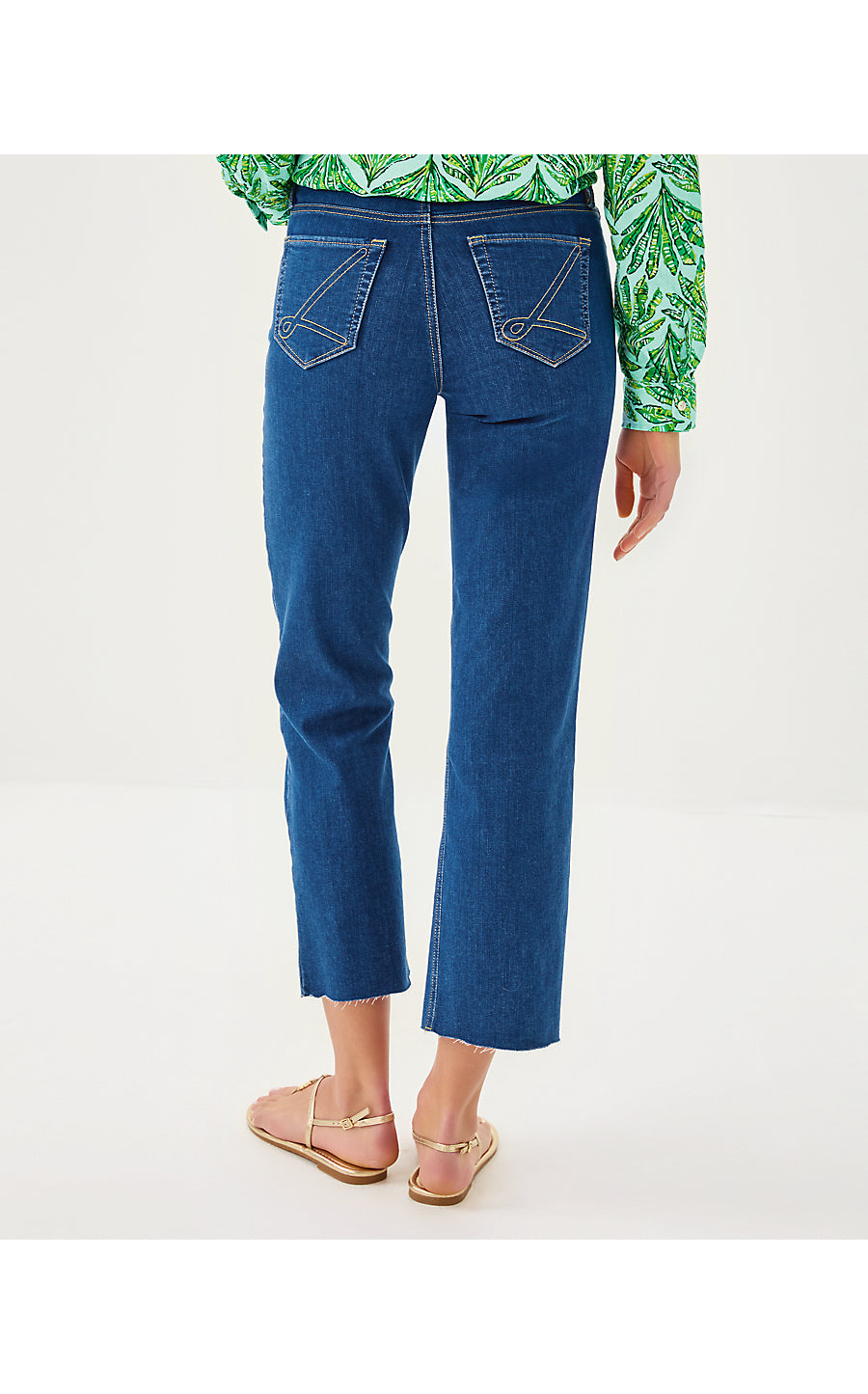 Lindessa Crop Jean - Medium Wash