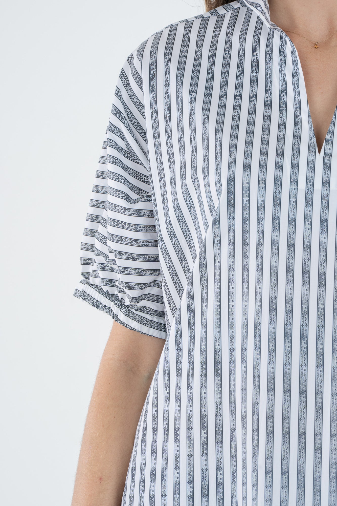 Poppy Maxi Dress - Black Stripe