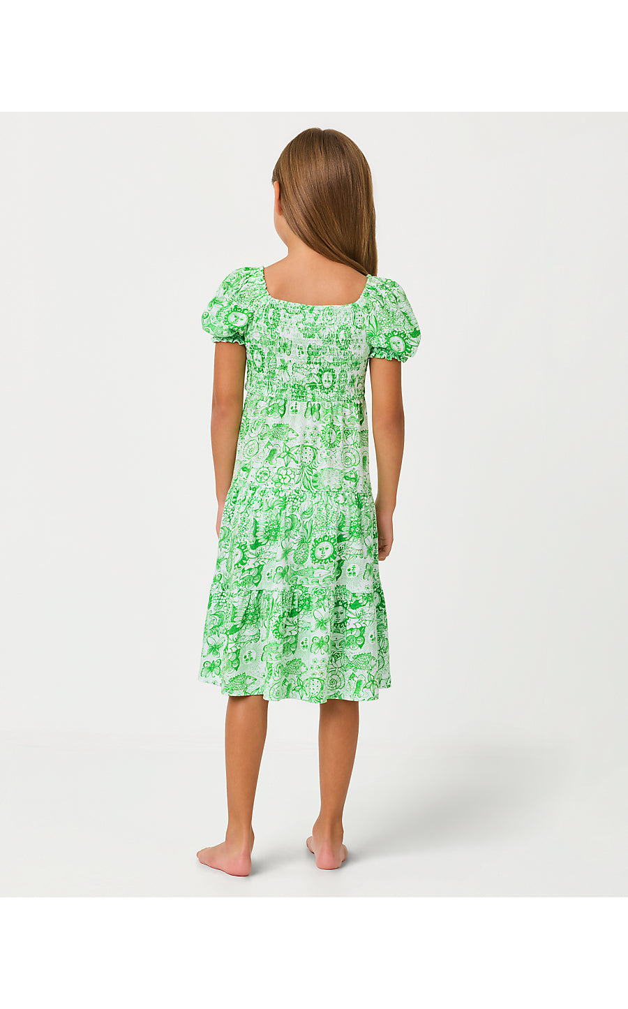 Mini Jilly Midi Dress - Putting Green - Fleur De Lilly