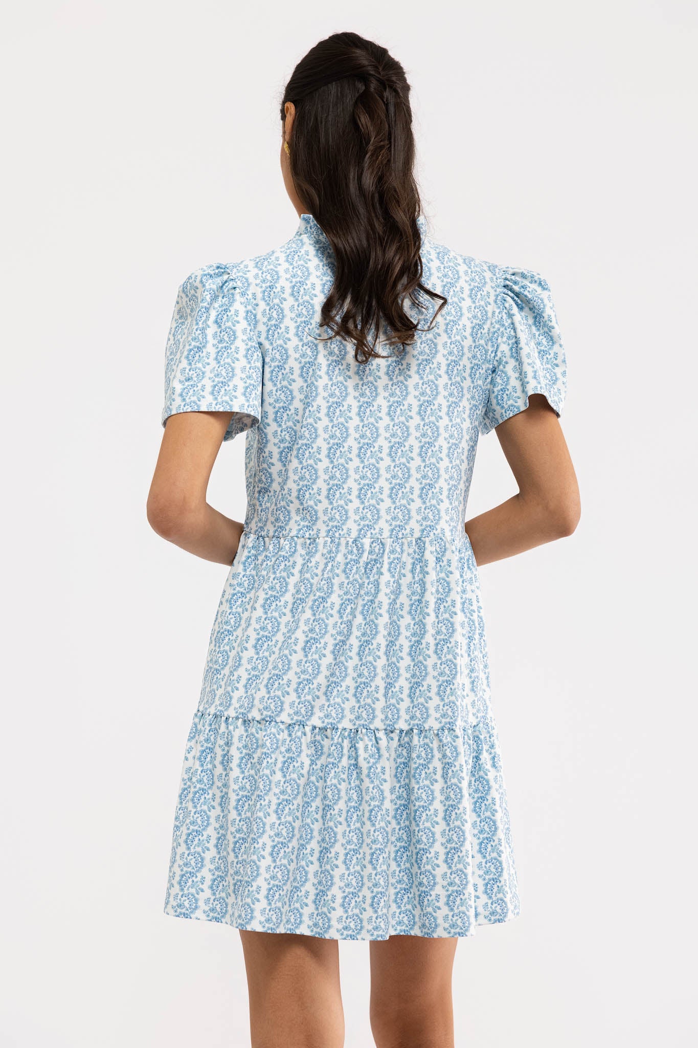 Navy Dress - Marigold Twist