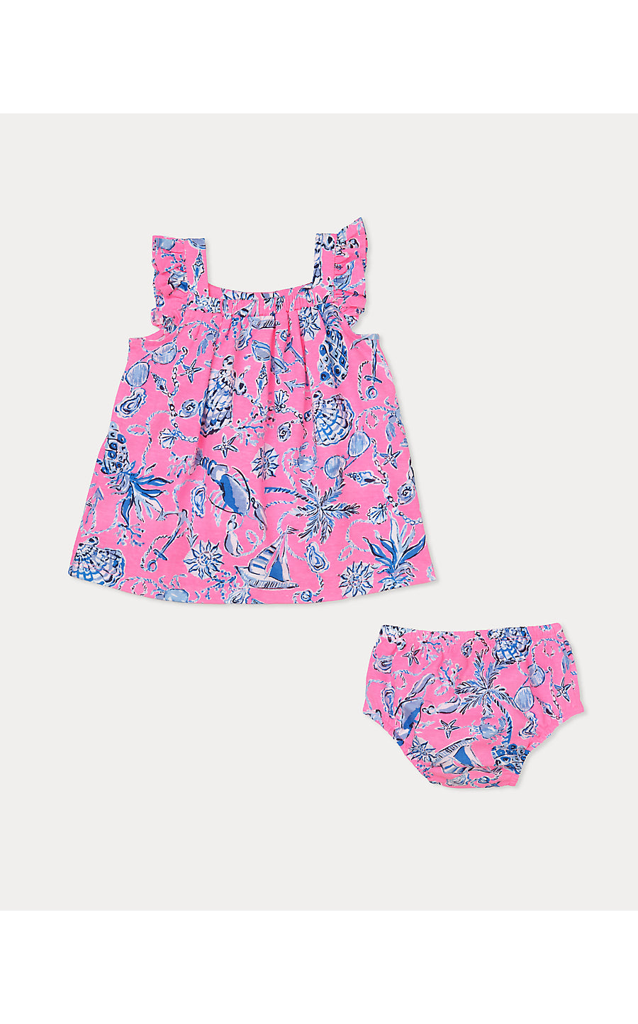 Plumeria Infant Dress - Barefoot Beachcombers