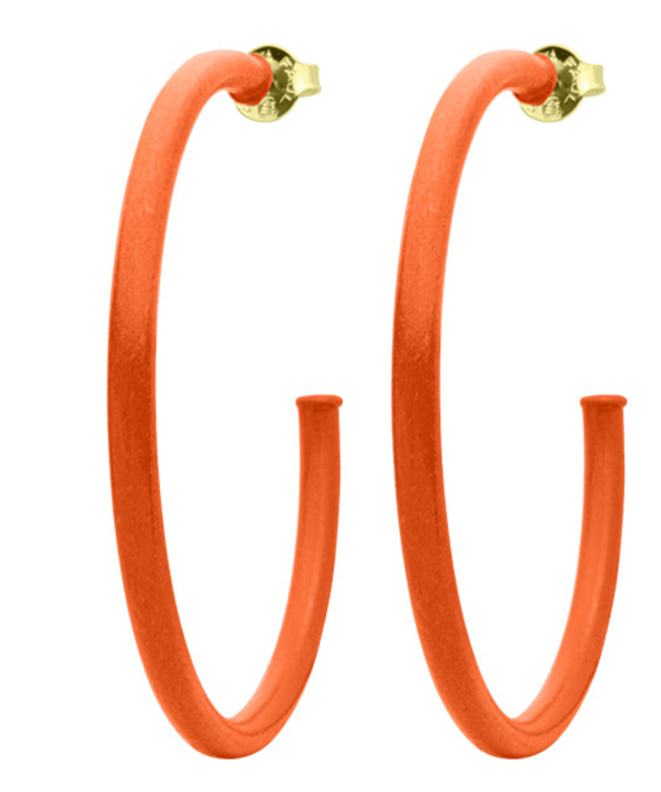 Dark Orange Painted Everybody's Favorite Hoops