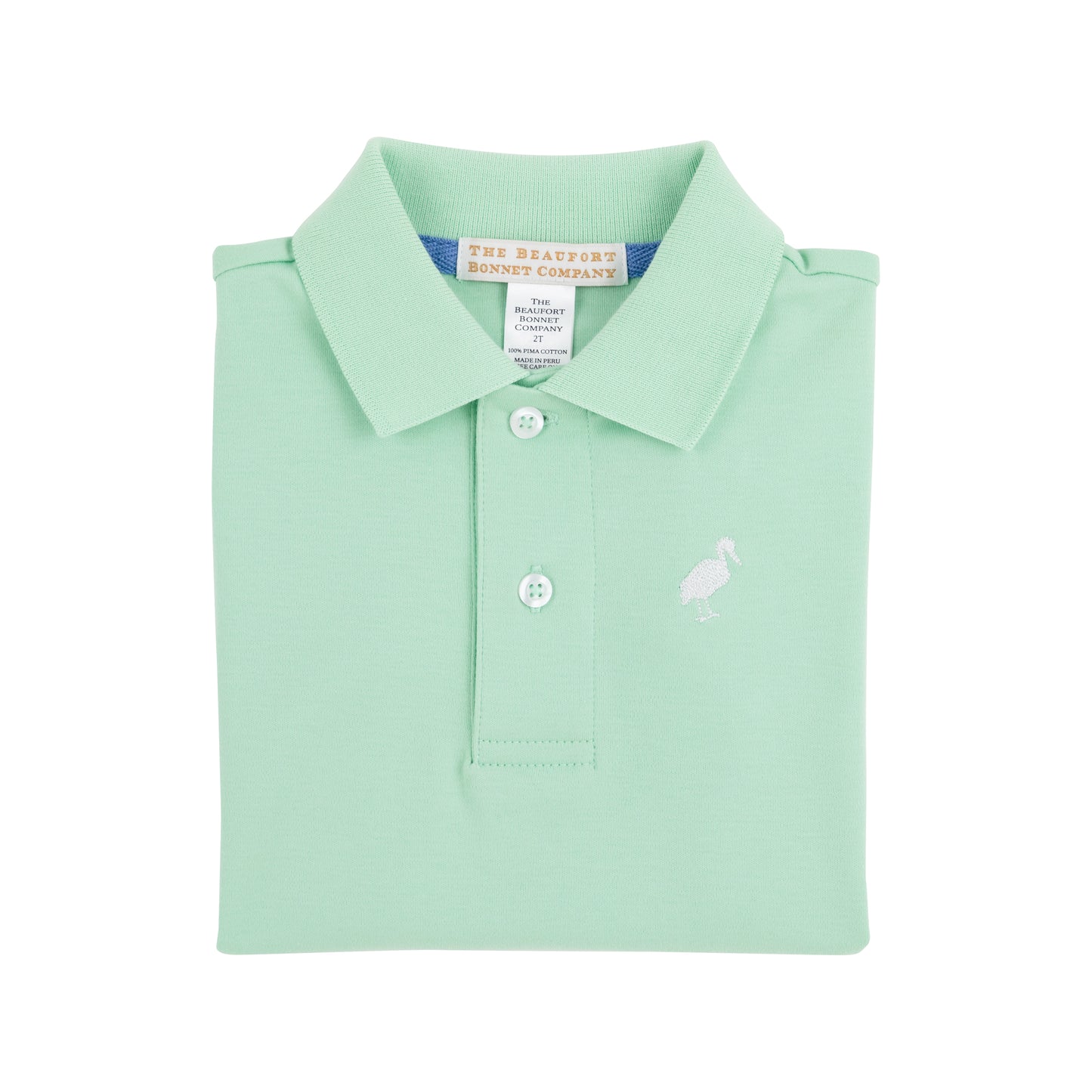 Prim & Proper Polo SS and Onesie - Grace Bay Green/Worth Ave White/Sunrise Blvd Blue