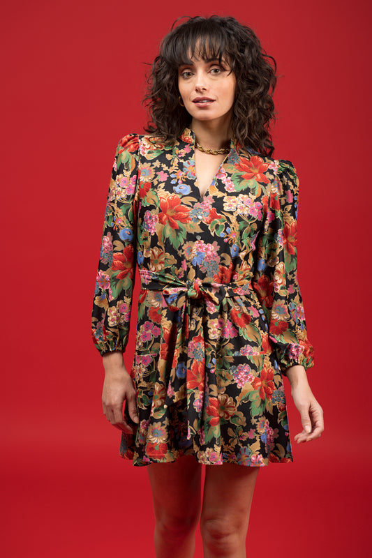 The Hazel Dress - Midnight Petals