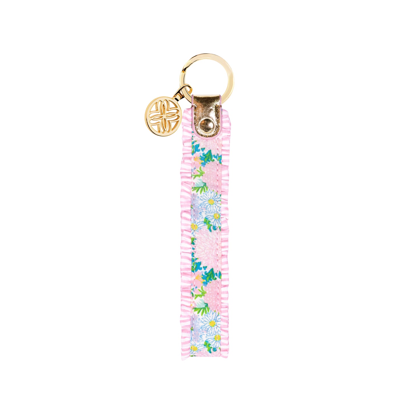 Ruffle Strap Keychain - Lilly Garden