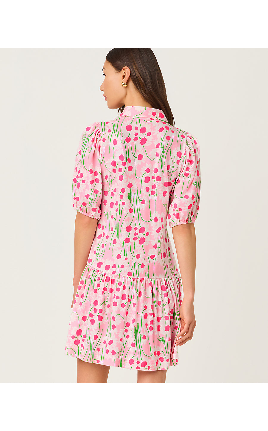Bingley Dress - Conch Shell Pink - Sunny Daisies