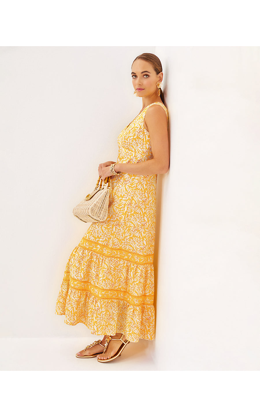 Avlyn Maxi Dress- Honeycomb Hideaway
