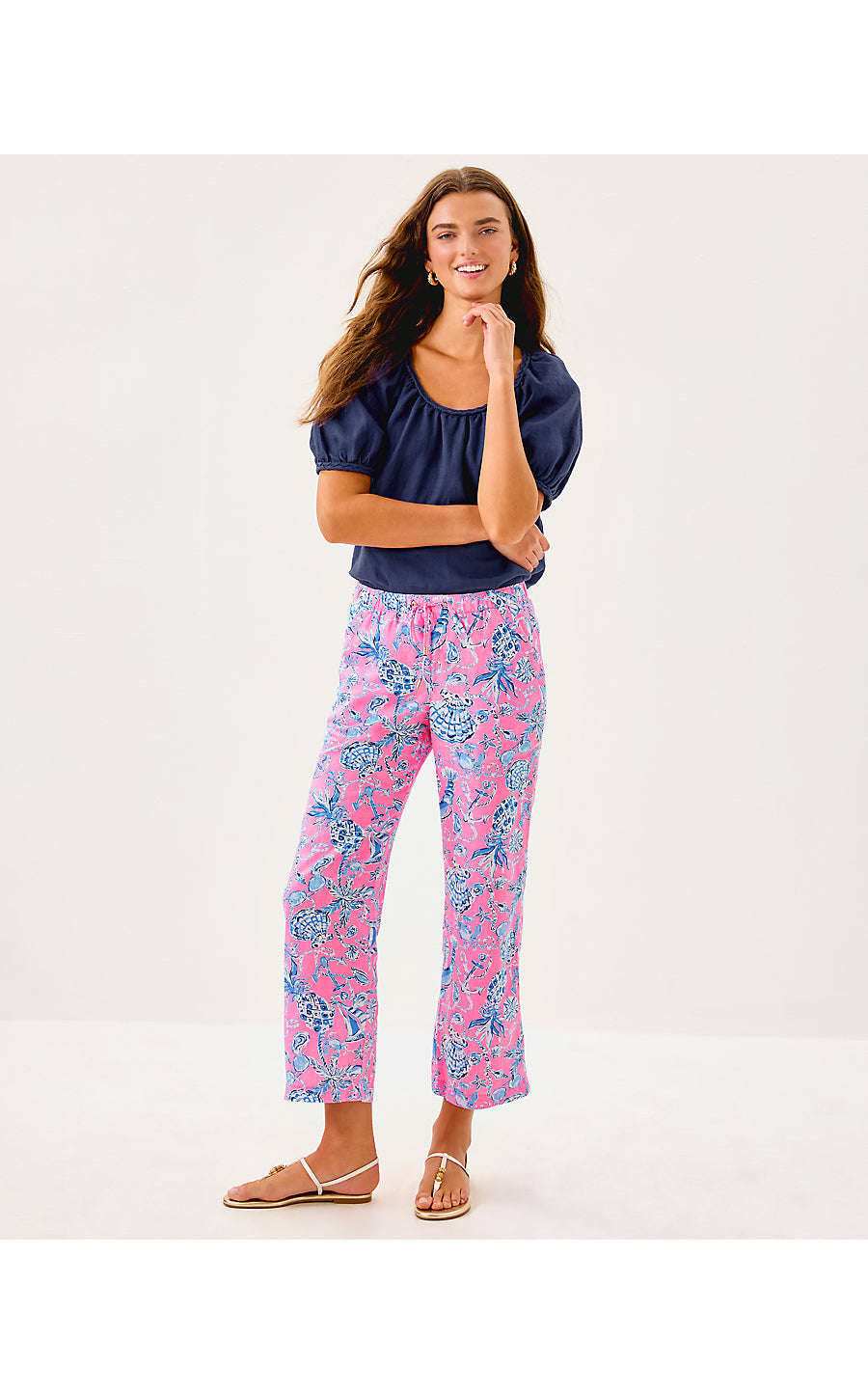 Brawley Crop Pant - Barefoot Beachcombers
