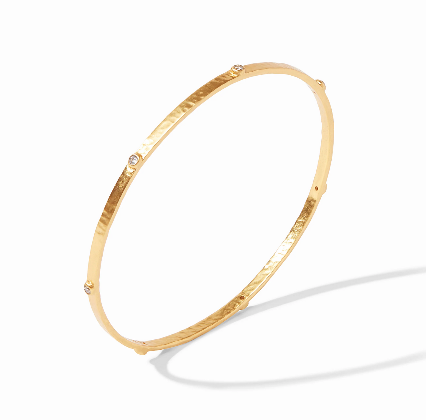 Crescent Stone Bangle - S