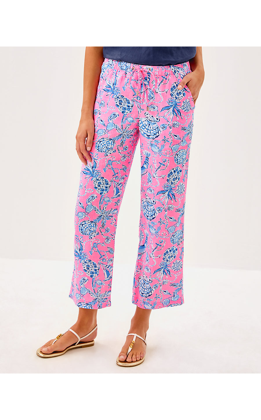 Brawley Crop Pant - Barefoot Beachcombers