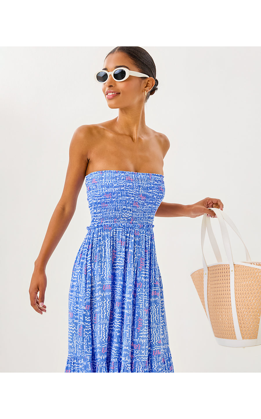 Anali Coveup Maxi - Sunswashed Blue Seacreats