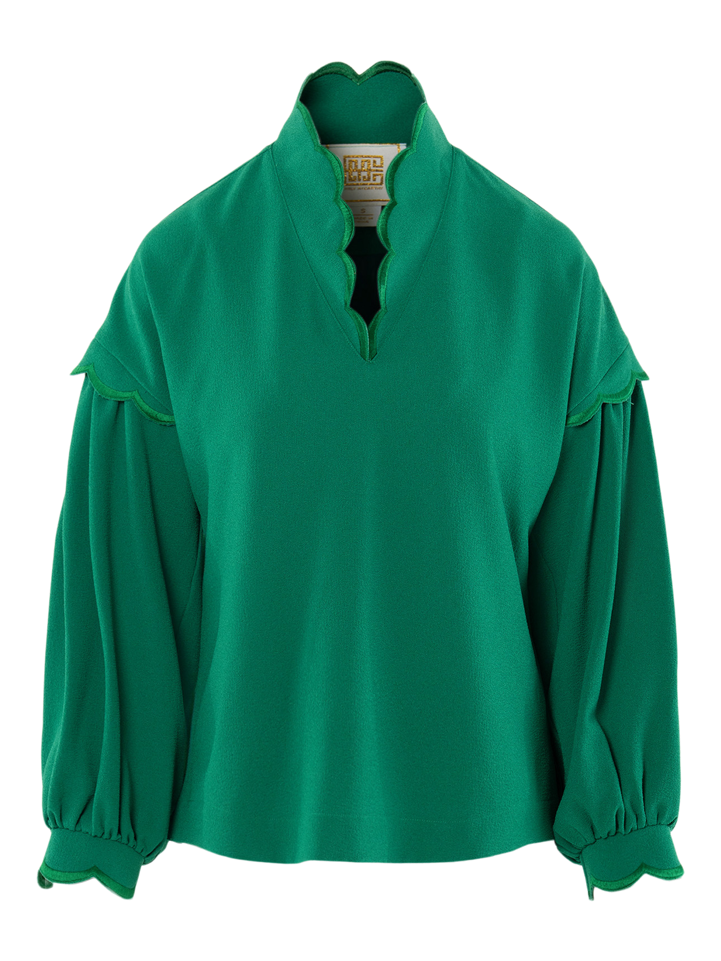 Orchid Top - Green Jacket