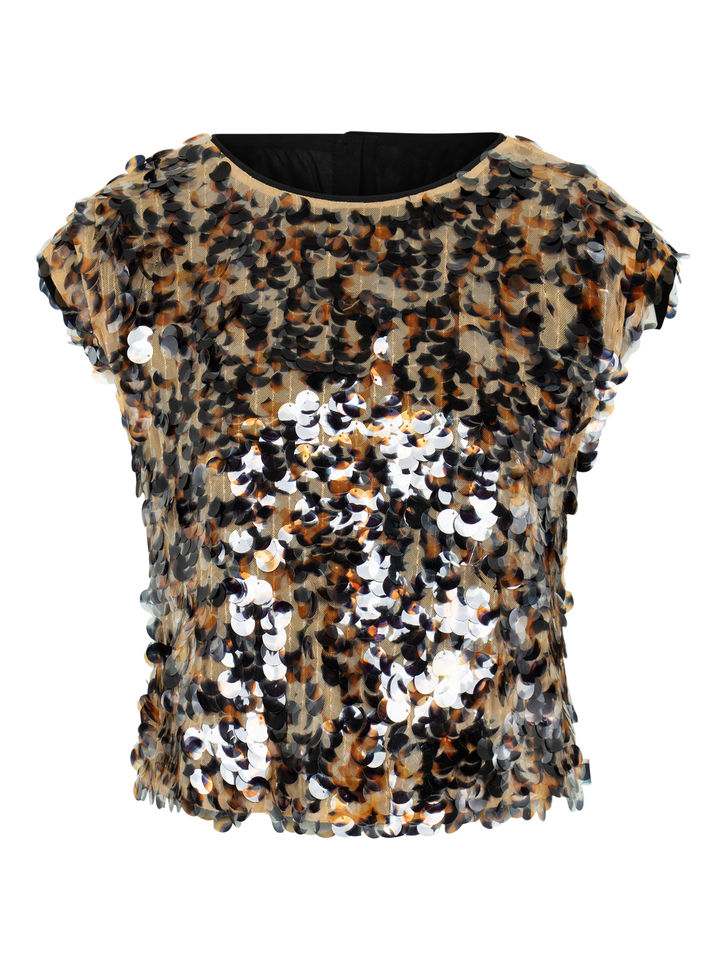 Hatti Tank - Tortoise Shell Sequin