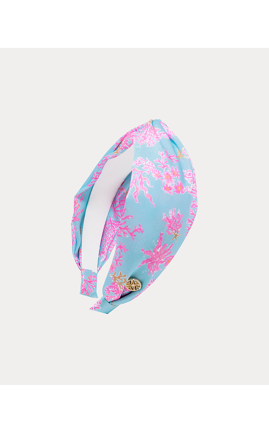 Twist Knot Headband, Royal Coral