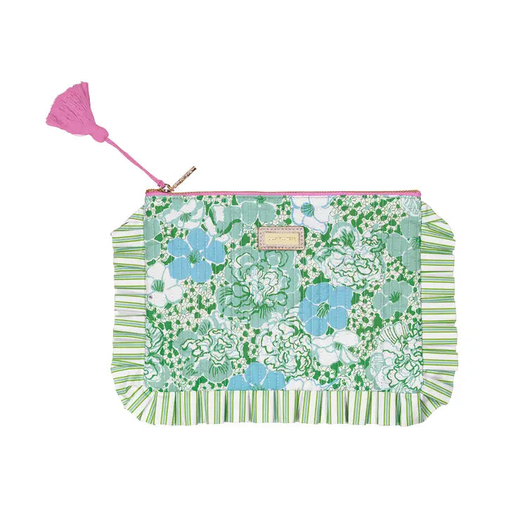 Ruffle Pouch, Mint Condition Burst of Joy