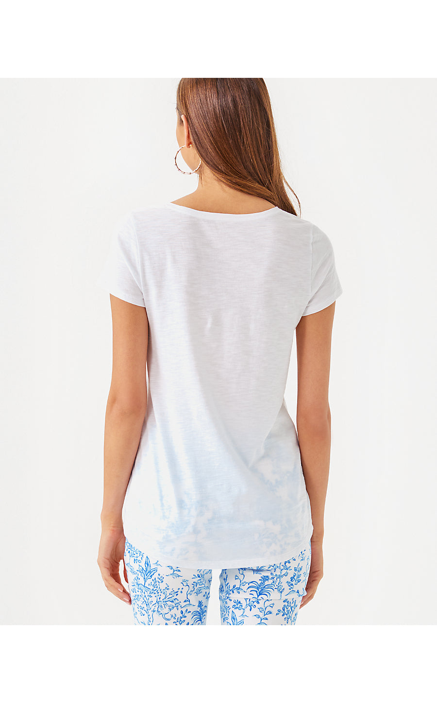 Etta Scoop Neck Top - Resort White