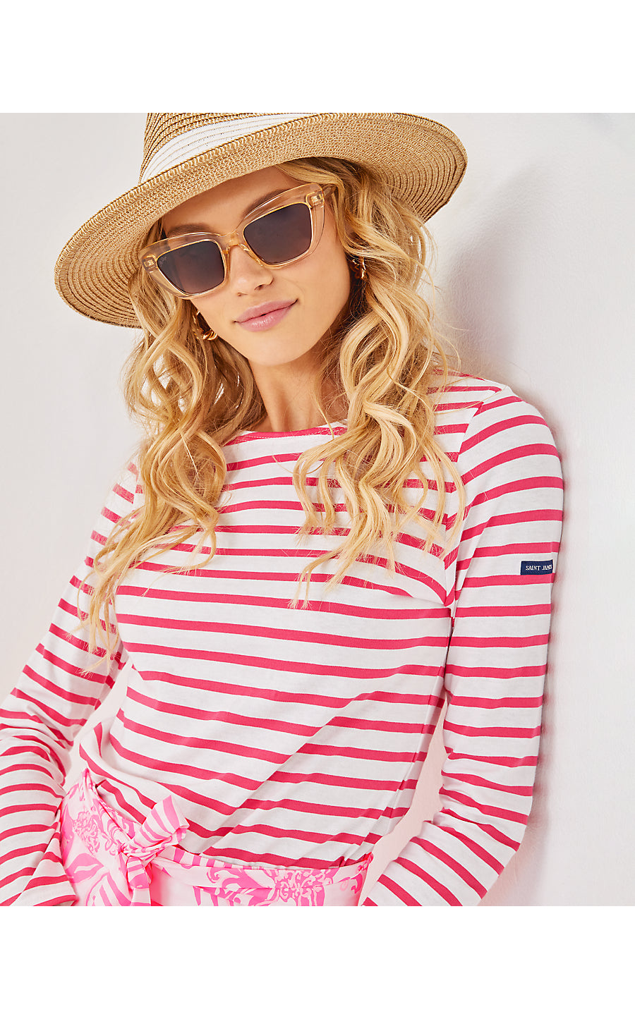 Minquidame Tee - Rose Soleil Stripes