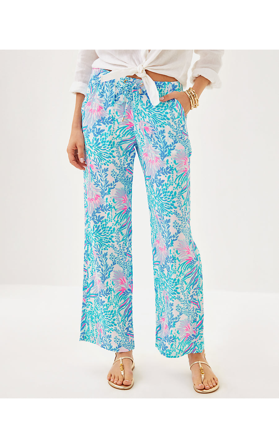 Brawley Linen Pant - Via Del Mar
