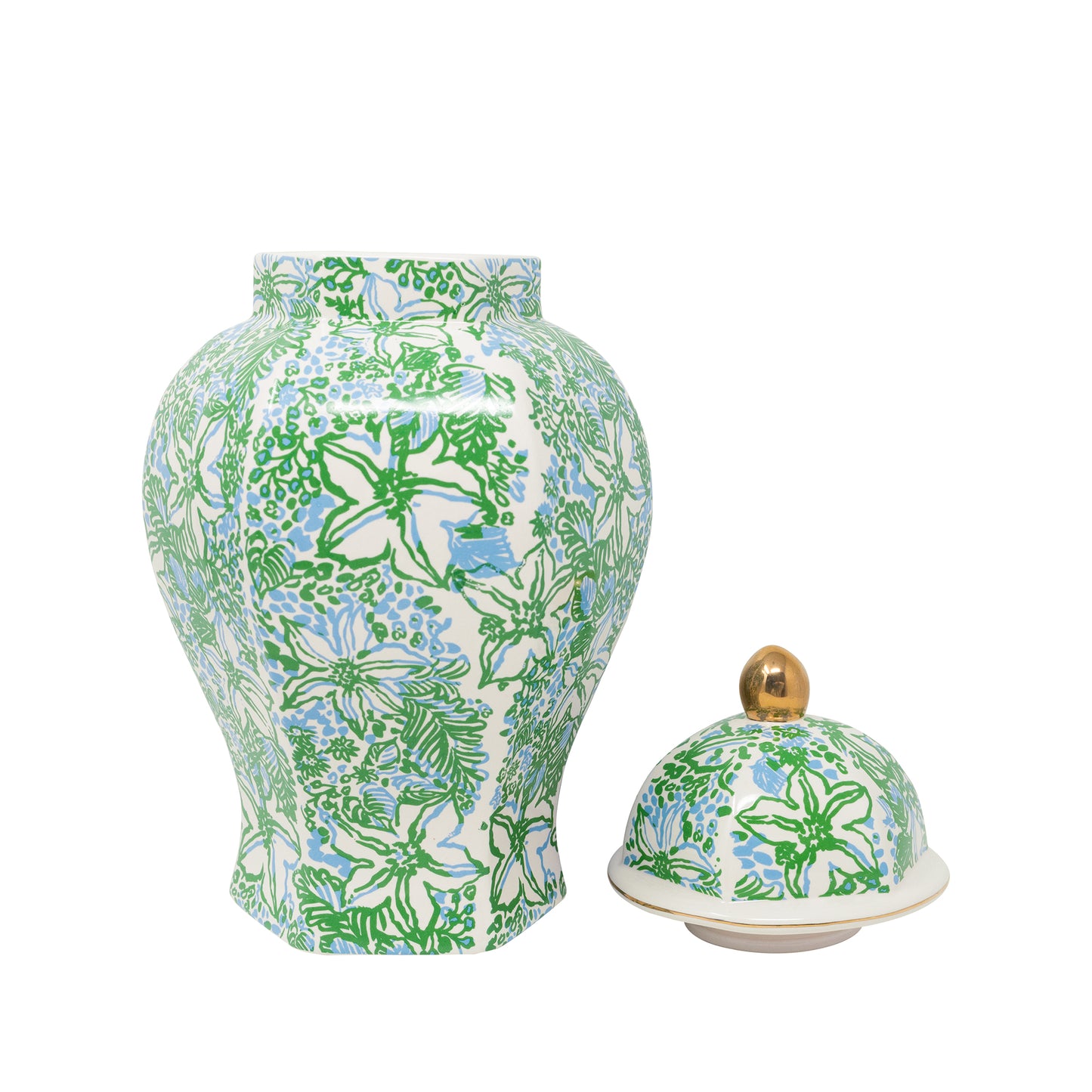 Large Ginger Jar, Garden Glisten
