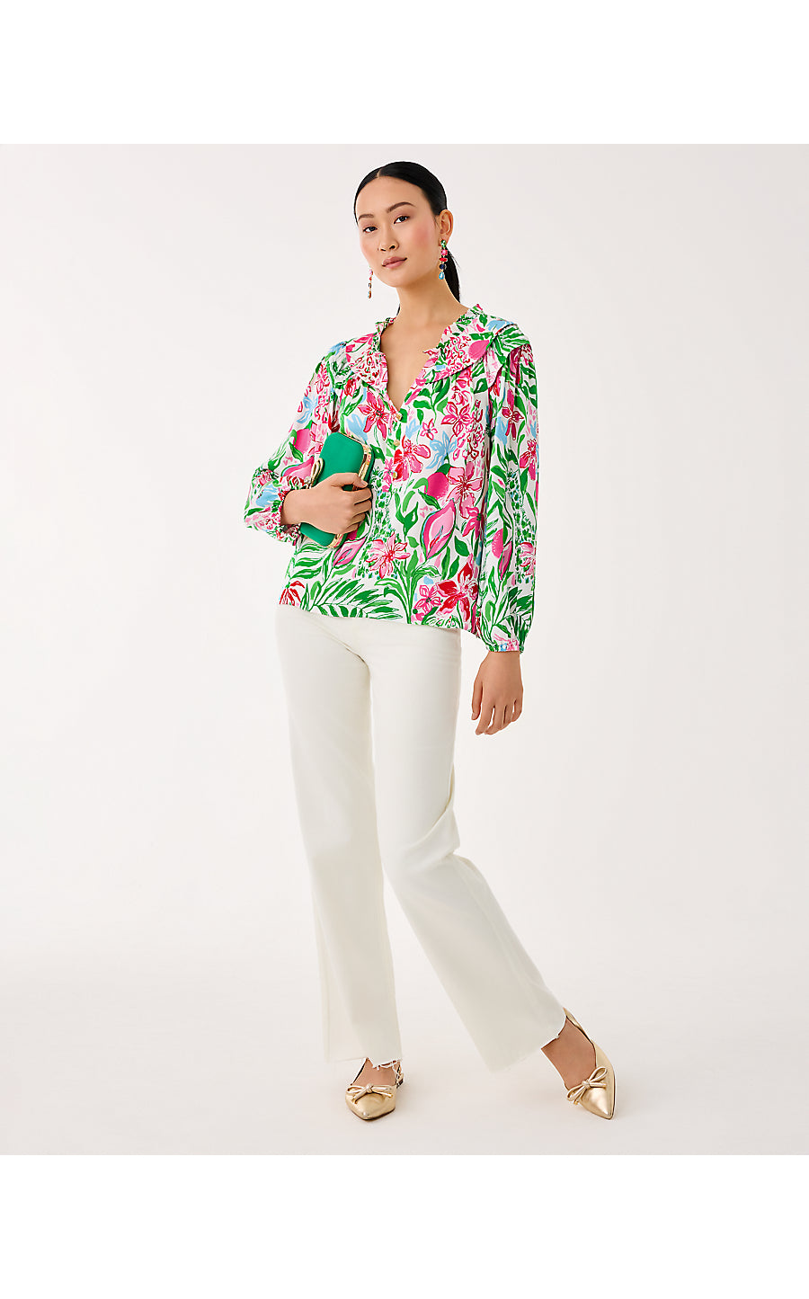 Japhia Top - Glowing Gardens