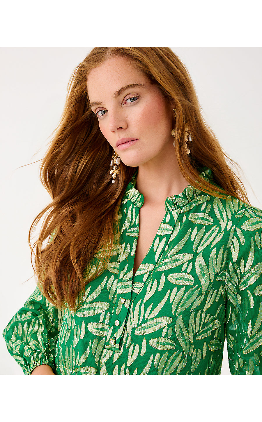 Evaline Silk Dress - Bamboo Green - Leafy Babe