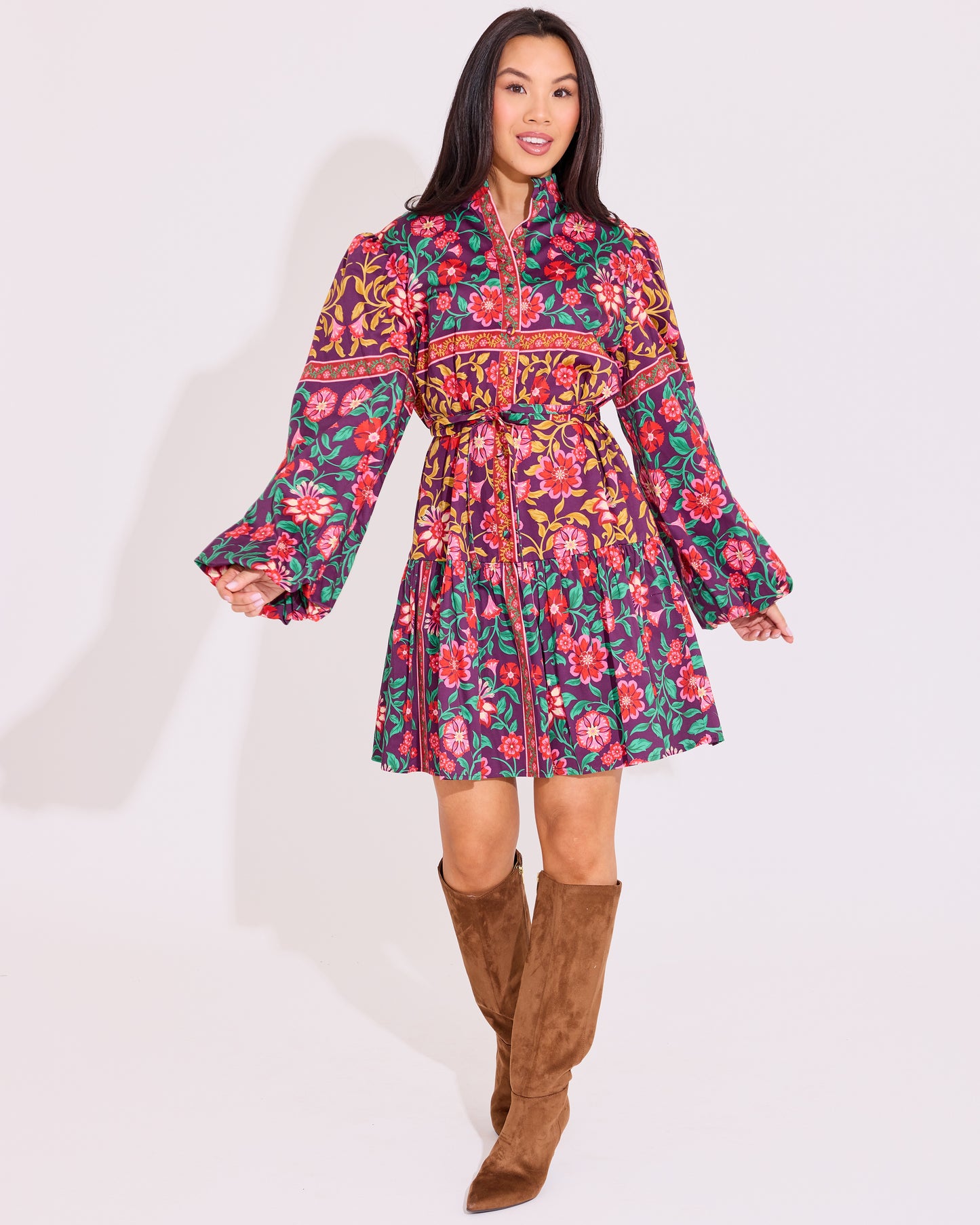 Adele Dress - Medieval Floral