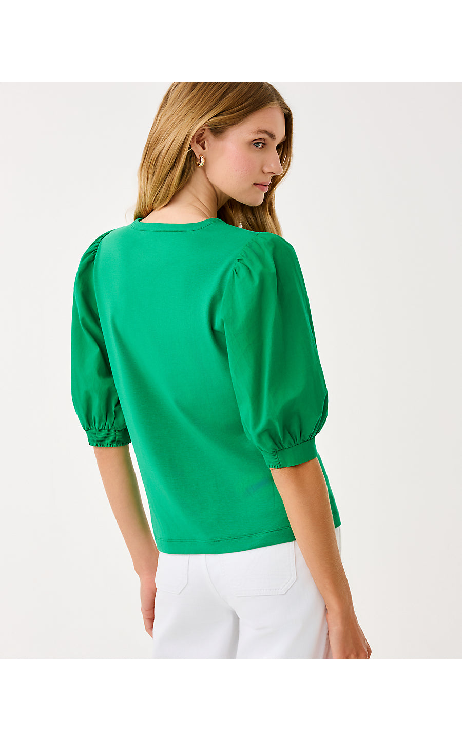 Ronson Knit Top - Bamboo Green