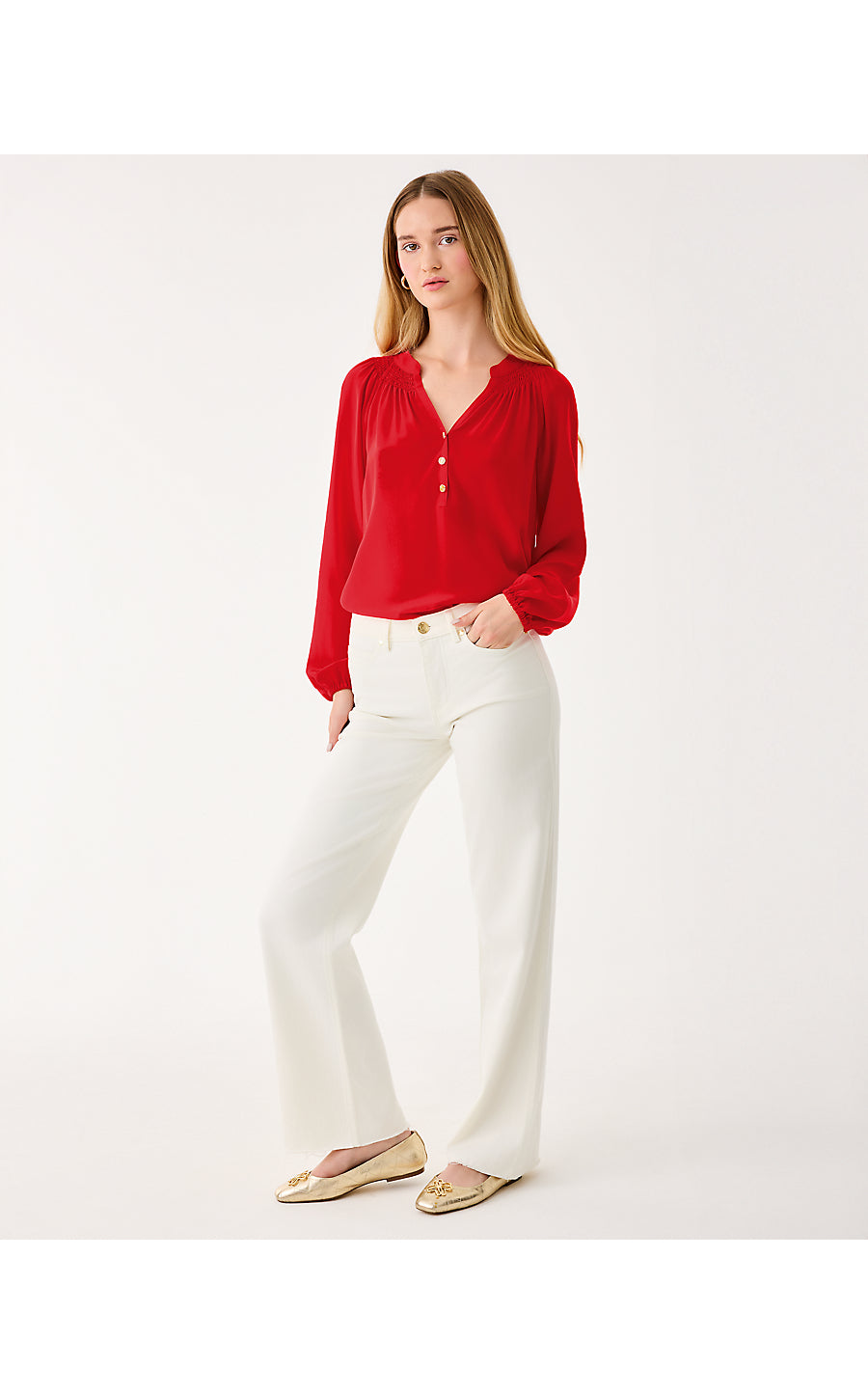 Elsa Top - Cranberry Red