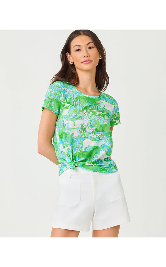 Etta Top - Capri Blue - Galloping Gals